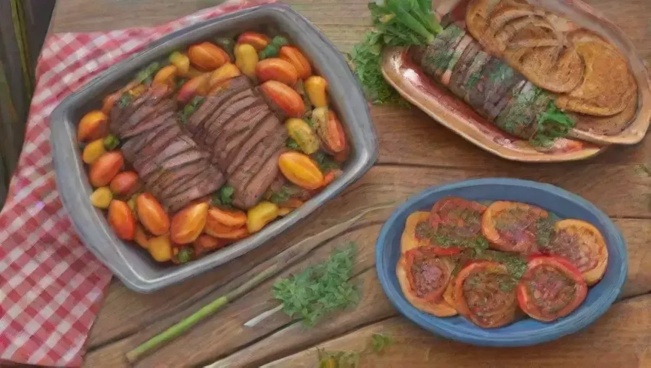 Una cena al aire libre con amigos, llena de sabores, risas y un ambiente acogedor