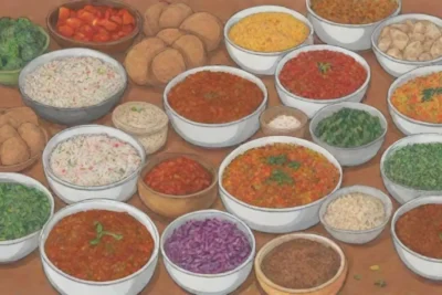 Sabores festivos y amor familiar en comidas coloridas