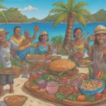Colores vibrantes y sabores isleños en un paraíso culinario